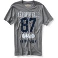 thumbnail image 1 of Camiseta gráfica Aeropostale 87 para hombre, gris, XXL, 1 of 1