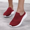 thumbnail image 2 of kamemir Walking Shoes Women Women's Walking Shoes lip-on - Sock Sneakers Ladies Work Air Cushion Mesh Casual Running Jogging Shoes(T-Red,8.5), 2 of 6