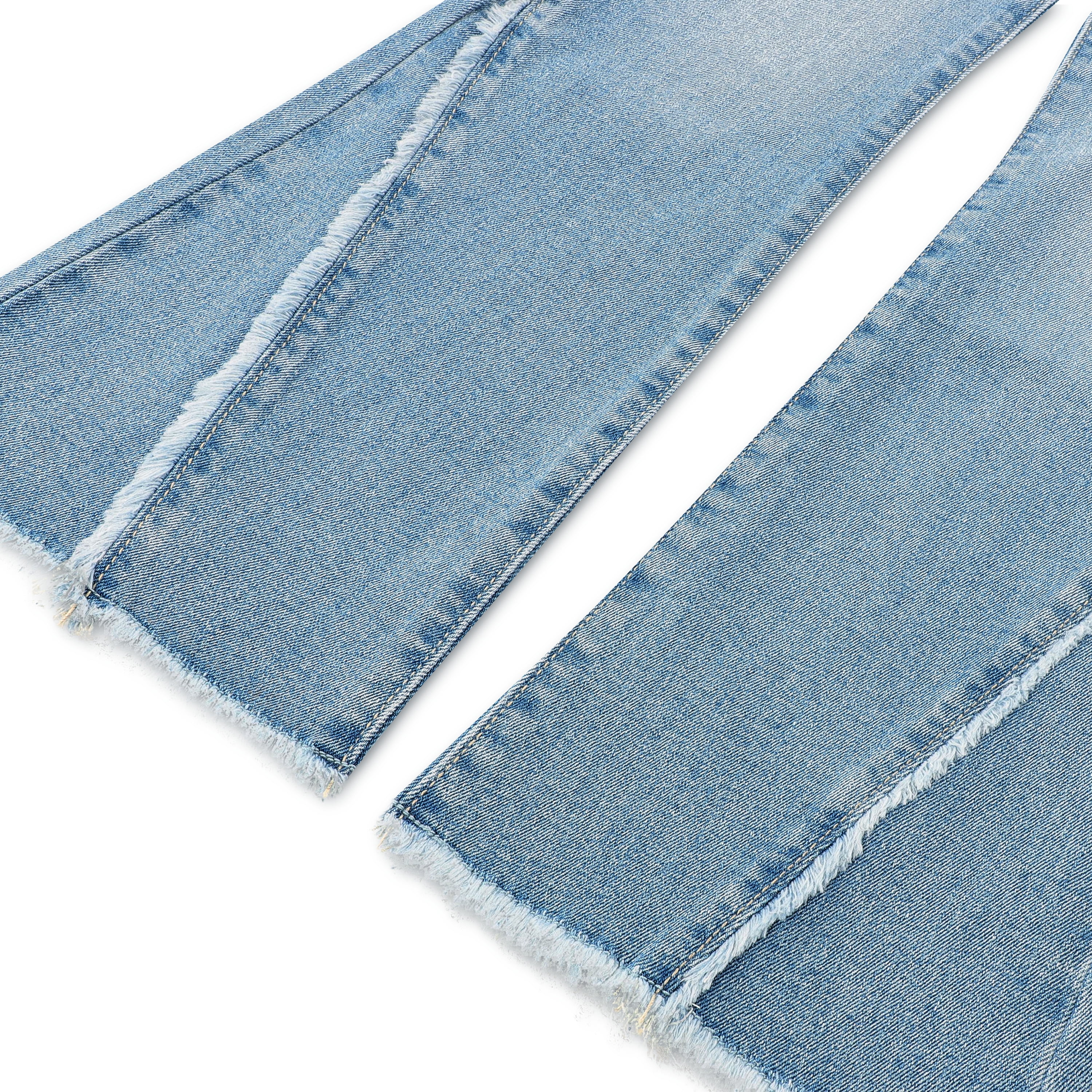 Levi Strauss Signature Girls Fray Edge Flare Jean, Size 5-18