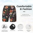 thumbnail image 5 of Xecao Mushroom With Snails for Men's Swimming Trunks Swim Trunks Quick Dry Swim Shorts with Mesh Lining Funny Swimwear Bathing Suits, 5 of 9