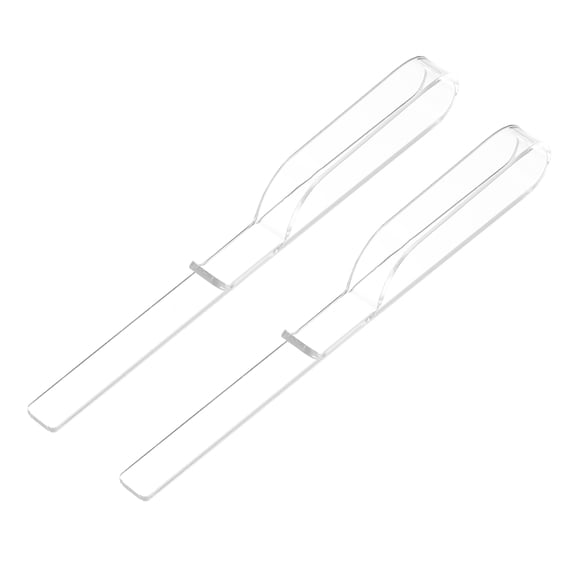 Uxcell 2Pcs Music Book Clips, Clear Acrylic Sheet Music Holder, for Sheet Music Stands, Transparent