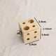 thumbnail image 1 of Fun and Stimulating Parrot Tabletop Puzzle: Bird Wooden Block Chewing Toy For Foraging Training, 1 of 4