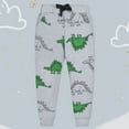 thumbnail image 2 of Youmylove Toddler Boy Girl Cartoon Pattern Sweatpants Cotton Drawstring Elastic Waist Sport Jogger Pants With Pocket Leisure Child Clothing, 2 of 4