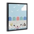 thumbnail image 3 of Stupell Industries Tropical Dog Friends on Beach Black Floating Frame Canvas Art, 17 x 21, by Betty Boynes, 3 of 8