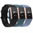 thumbnail image 1 of adepoy Compatible with Fitbit Charge 3 Bands for Women Men Large Small, Adjustable Replacement Wristbands for Fitbit Charge 3 and Fitbit Charge 3 SE, 3 Pack, 1 of 7