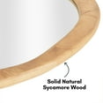 thumbnail image 6 of Americanflat 20 x 40 Organic Shaped Wood Mirror, 6 of 8
