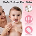 thumbnail image 4 of Limpiador lingual para bebés RoseFish, 50 unidades, de 0 a 36 meses, con cepillo de dientes, 4 of 6
