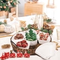 thumbnail image 3 of RANDEFURN Serving Platters and Trays,7-Set Porcelain Serving Tray,Food Tray 15.5 x 15.5 inches, Multi Sectional Snack Serving Trays, Perfect for Chips and Dip, Veggies Portable Handle,Gold, 3 of 9