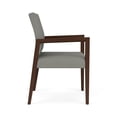 thumbnail image 4 of Pemberly Row Waiting Reception Guest Chair Wood Frame in Gray, 4 of 5