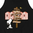 thumbnail image 3 of Peanuts - Summer Edition - Snoopy Looking for a Destination on Sign - Men's Jersey Tank Top, 3 of 5