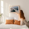 thumbnail image 2 of Wave Line - San Diego California Photography Oak Framed Wall Art Print 16 x 24 inches, 2 of 6