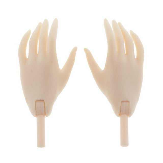 Personalizar articulaciones de muñecas piezas móviles muñecas manos de repuesto/4 muñecas personalizadas DIY Amarillo perfke BJD Manos articuladas