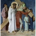 thumbnail image 2 of Simon of Cyrene Helps Jesus 5th Station of The Cross Poster Print by Martin Feuerstein, 2 of 2