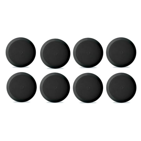 8) NEW Pyle PDIC81RDBK 250W 8 Inch Flush In-Wall In-Ceiling Speakers