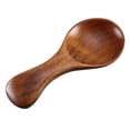 thumbnail image 5 of Uxcell 8.2cm Length Home Coffee Shop Tea Ice Cream Mini Wood Spoon Scoop, 5 of 6