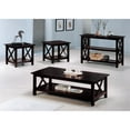 thumbnail image 4 of Coaster Rachelle Moderne Table de Canapé en Bois avec 2 Étagères Merlot Profond, 4 of 5