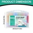 thumbnail image 4 of Clearance on Sale 12Pcs Stacking Crayons Stackable Buildable Crayons Pencils Writing Click Pen Portable Signing Pen Portable Cute Multi-function for Note-Taking, College Supplies, 4 of 8