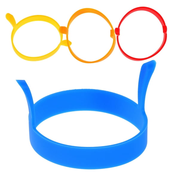 Double Ear Non-stick Omelette Convenient Egg Rings Omelets Mold Fried Eggs 4 Pcs Pancakes Silica Gel Silicone Molds Cooking