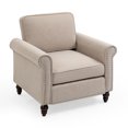 thumbnail image 5 of Miekor Furniture Modern Upholstered Accent Chair Armchair, Fabric Reading Living Room Side Chair,Single Sofa 121378, 5 of 6