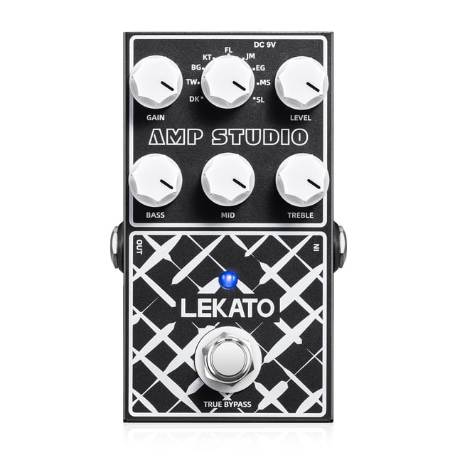 Pedal de efectos de guitarra LEKATO Amp Simulator EP-01 con True Bypass