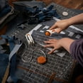 thumbnail image 3 of Fiskars Quilting Essentials 5 Piece Set: Rotary Cutter, Thread Snips, Measuring Tape, and 2 Rulers, 3 of 7