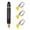 B, variant on High Pressure Hose Nozzle, 6.3 in x 0.98 in Adjustable Water Hose Nozzle with 3 Clamps, Multipurpose Garden Hose Nozzle for Cleaning & Watering, Style A/B, 1/2 Pack