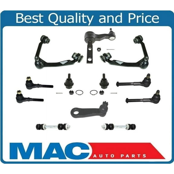 Fits F150 97-03 4 Wheel Drive Control Arms Ball Joint W/ 2 7/16 Idler Arm Pitman