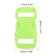 thumbnail image 2 of Uxcell Plastic Buckles 20 Pack Quick Side Release Clips Green 11mm, 2 of 6