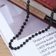 thumbnail image 4 of Hermoso collar de cuentas decorativas combinables para mujer (negro, 2,4 mm), 4 of 5