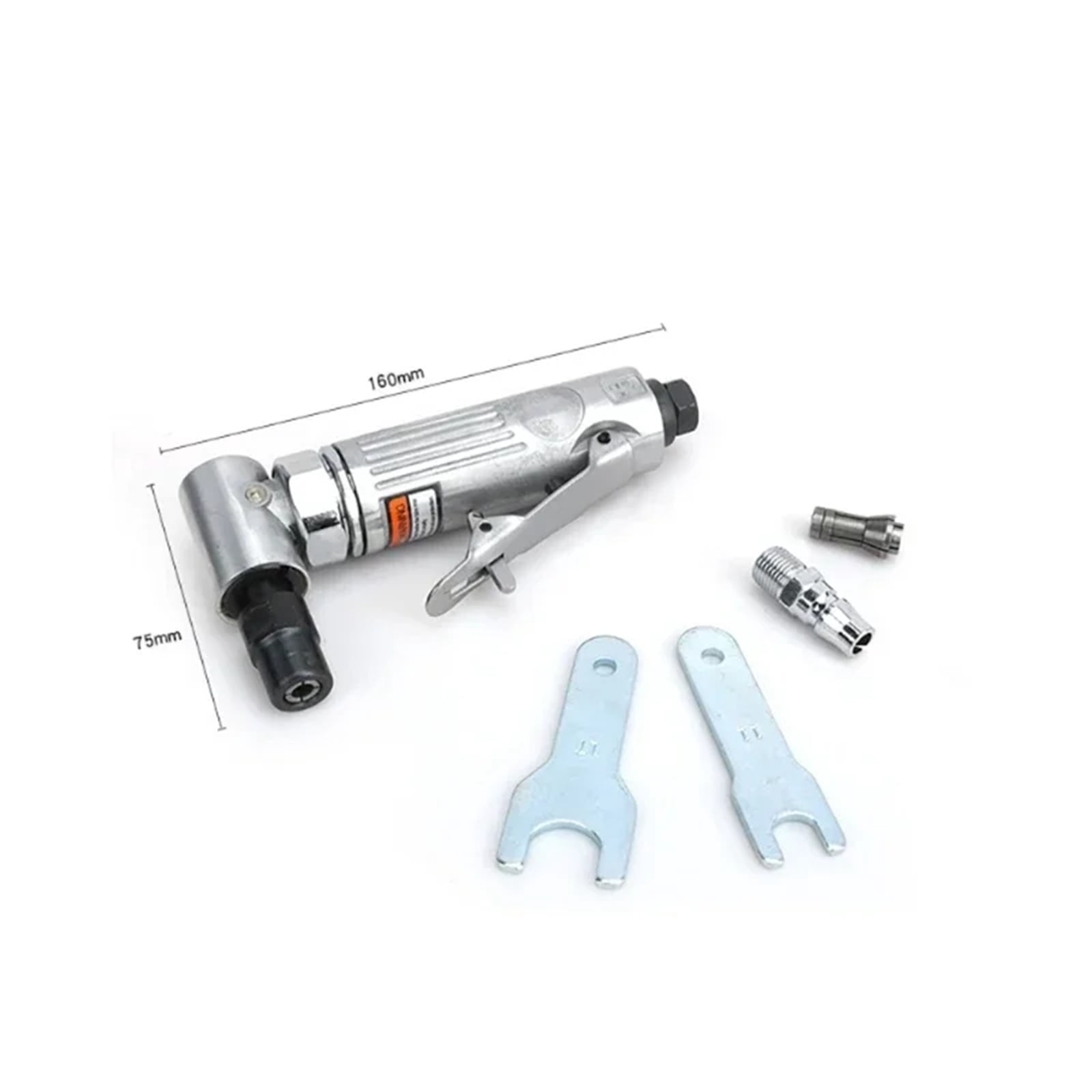 Mini 1/4 Air Angle Die Grinder 90 Degree Pneumatic Grinding Polisher Mill Engraving Machine Carving Tool Kit With Sanding Discs - Multi-Purpose Tool