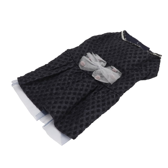 Vestido De Perro Hembra, Lindo Y Cómodo Lazo Decoración Elástico Transpirable Vestido De Mascota Para Fiesta De Cumpleaños Para Mascotas Para Fiesta Para Perros ANGGREK Descripción de la referencia