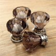 thumbnail image 2 of 12Pcs 25mm Crystal Glass Dresser Drawer Knobs Diamond Plated Shape Door Handle Pull Knobs Cabinet Furniture Handles Knobs, 2 of 7