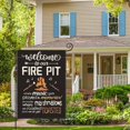 thumbnail image 4 of Welcome To Our Fire Pit Camping Garden Flag 12 x 18 Inch Double Sided, RV Campsite Campfire Camper Yard Outdoor Decoration, 4 of 6
