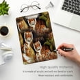 thumbnail image 4 of FMSHPON King of Beasts Clipboard Hardboard Wood Nursing Clip Board and Pull for Standard A4 Letter 13x9 inches, 4 of 7