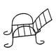 thumbnail image 1 of Estante Para Pollo Asado, Diseño De Silla De Playa, Estante A La Parrilla De Metal Para Herramienta De Barbacoa Eigraketly OD014392-02, 1 of 6
