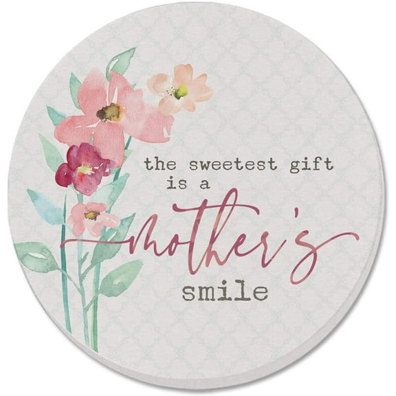 Absorbent Stone Beverage Coasters - Set of 4 - Mother's Smile