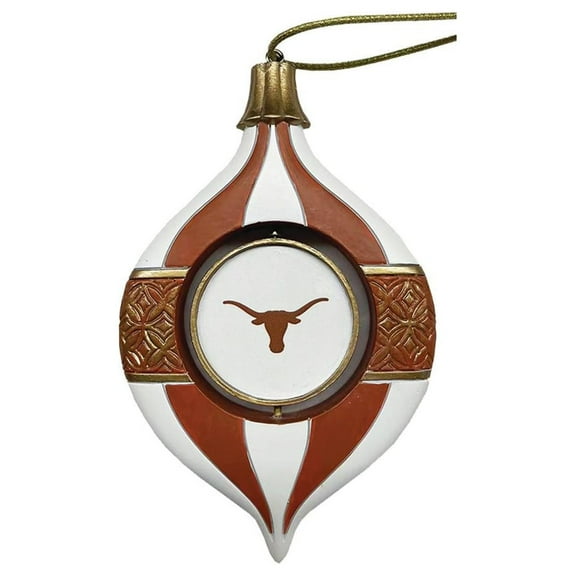 Texas Longhorns Two-Piece 5.5" Spinning Bulb Ornament Set