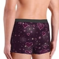 thumbnail image 3 of Uemuo Snowflakes and Hearts Pattern Men's Boxer Briefs,Trunk Anti-Chafing,Comfortable, Durable, and Stylish Underwear-Medium, 3 of 9