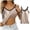 Beige, variant on Women Tank Tops with Built In Bras Sleeveless Racerback Casual Basic Ribbed Shirts High Neck Slim Fit Tops