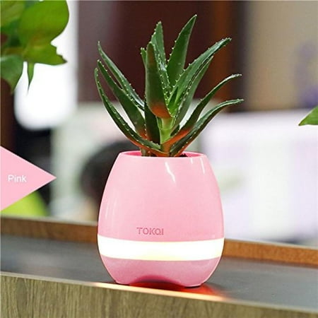 Bond Flower Plant Smart Music Pot Bluetooth Speaker With Led Light