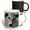 Multicolor, variant on 3drose, Portrait of a Whippet, 11oz Two-tone Red Mug