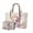 Corgi Daisy Flower 2, variant on ZUXONGSY Mermaid Coral Print 2 Pack Handbags and Purses for Women Fashion Top Handle Satchel Work Bag with Long Wallet, Large Top Handles Shoulder Bag Cash Purses