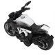 thumbnail image 5 of Motocicleta de juguete de aleación eléctrica, modelo de moto juguete, con música luz, para regalo de ni?os, decoración de motocicletas, resistente al desgaste, resistencia a caída, 2 coloresBlanco) Khall Tendencias, 5 of 6