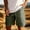 #173-Army Green, variant on Mens Sports Shorts Solid Color Casual Elastic Waist Pocket Ice Silk Quick Dry Loose Fit Shorts For Summer Gift
