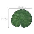 thumbnail image 2 of unbranded 12Ud Hojas De Loto Simuladas Para De Acuático Y Acuario Color Verde, 2 of 8