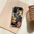 thumbnail image 7 of FKBRCL4U Compatible with Samsung Galaxy A03S Case, Pink Golden Chain Tropical Flower Luxury Golden Decoration for Girl Women Soft TPU Shockproof Protective Hard PC Back, 7 of 7