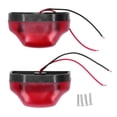 thumbnail image 2 of License Plate Light,  Visibility Long Service Life Number Plate Lamp Bright Practical Waterproof Dustproof  for 24V Vehicles for 12V Vehicles, 2 of 7