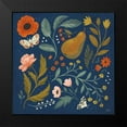 thumbnail image 2 of Penner, Janelle 15x15 Black Modern Framed Museum Art Print Titled - Blue Botanical II, 2 of 5