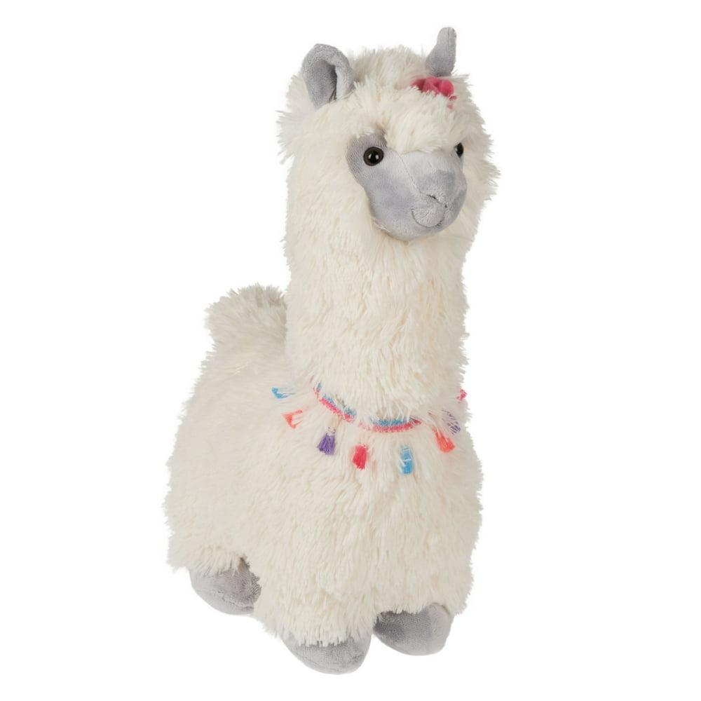 llama toy real fur
