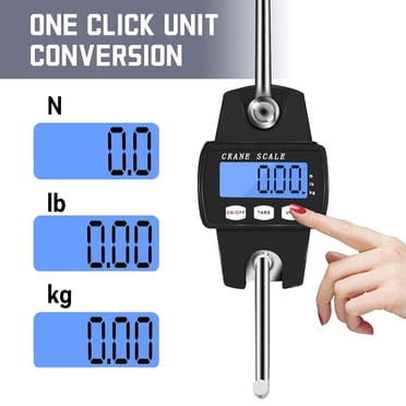 Outmate Digital Crane Scale 300kg/660lbs 200kg/440lbs With LED Handheld